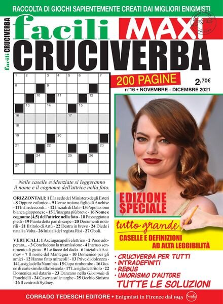 Facili Cruciverba – dicembre 2021 Cover