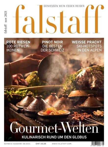 Falstaff Magazin Schweiz – November 2021 Cover