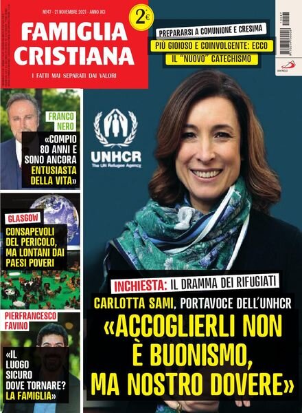 Famiglia Cristiana – 21 Novembre 2021 Cover