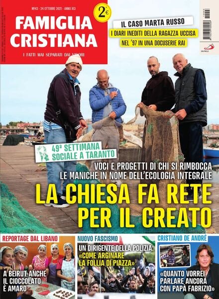 Famiglia Cristiana – 24 Ottobre 2021 Cover