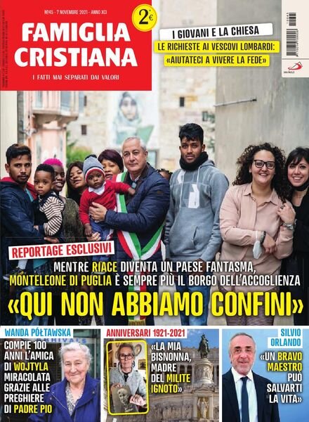 Famiglia Cristiana – 7 Novembre 2021 Cover