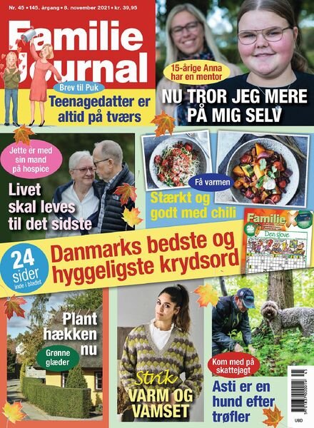 Familie Journal – 08 november 2021 Cover