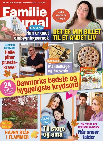 Familie Journal – november 2021 Cover