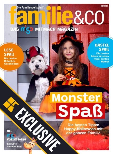 familie&co – das migo Mitmach Magazin – 17 Oktober 2021 Cover