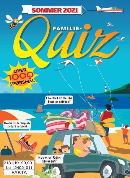 Familiequiz Norge – 10 september 2021 Cover
