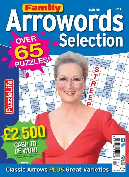 Family Arrowords Selection – October 2021 Cover