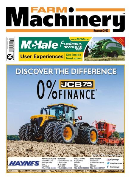 Farm Machinery – December 2020 Cover