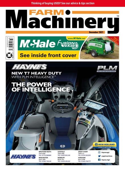 Farm Machinery – December 2021 Cover