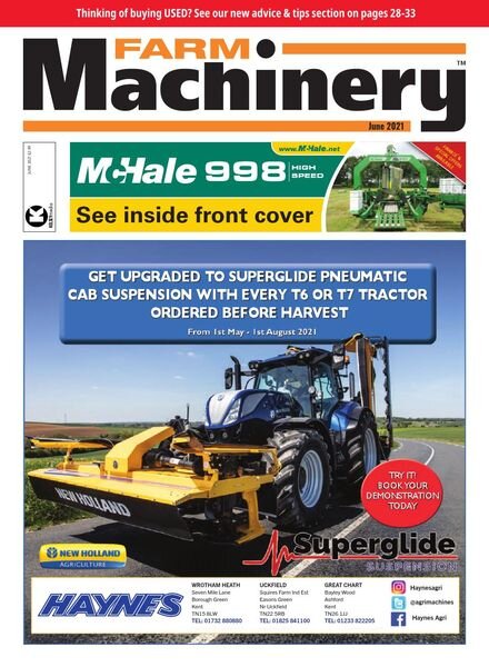 Farm Machinery – June 2021 Cover
