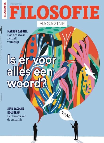 Filosofie Magazine – september 2021 Cover
