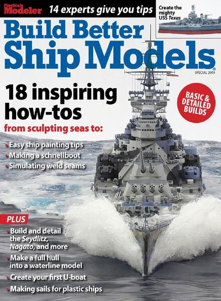 FineScale Modeler – Build Better Ship Models – June 2019 Cover
