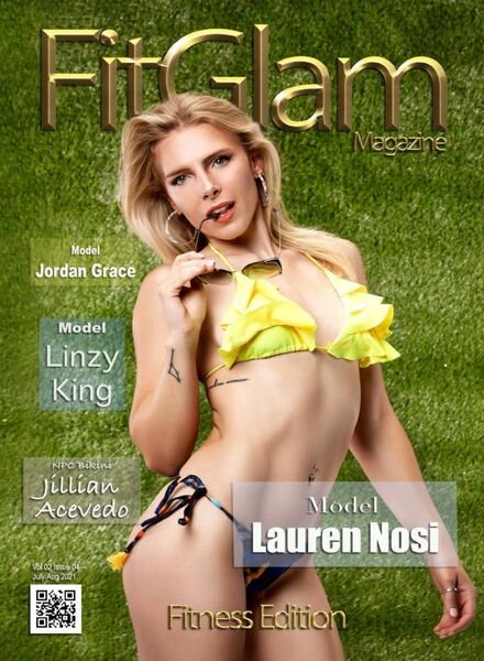 Fit Glam Magazine – Fitness July-August Part 2 2021 Cover