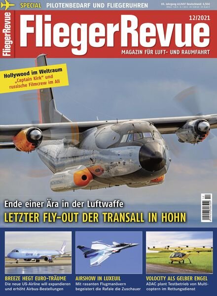 FliegerRevue – Dezember 2021 Cover