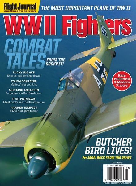 Flight Journal – WWII Fighters – November 2021 Cover