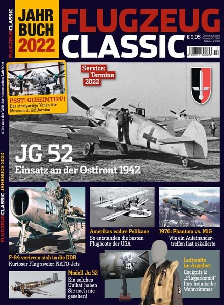 Flugzeug Classic – Jahrbuch 2022 Cover