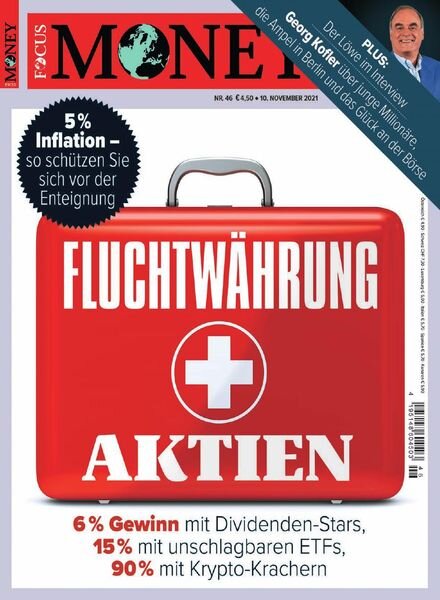 FOCUS-MONEY – 10 November 2021 Cover