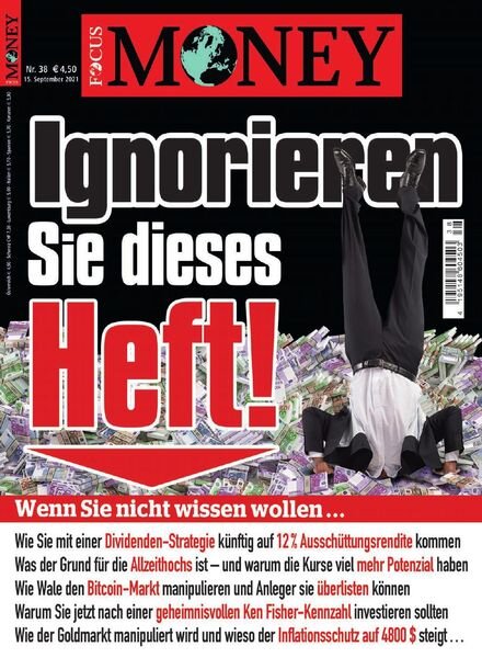 FOCUS-MONEY – 15 September 2021 Cover