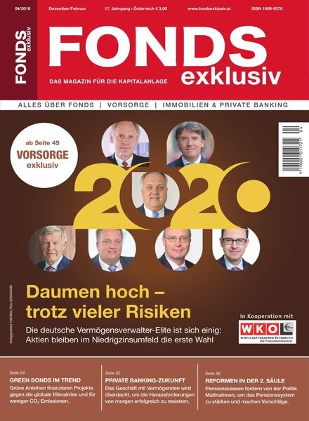 FONDS exklusiv AT – 20 Dezember 2019 Cover