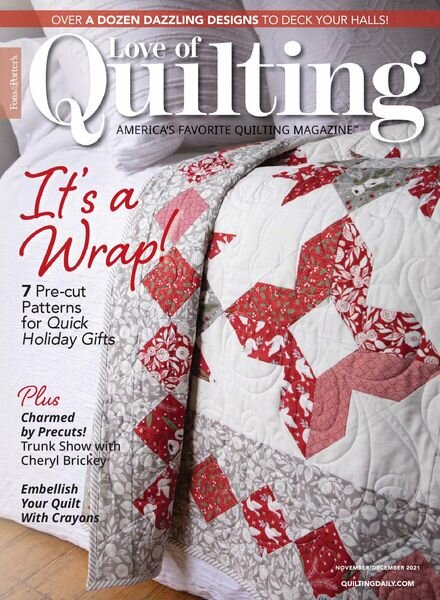 Fons & Porter’s Love of Quilting – November 2021 Cover