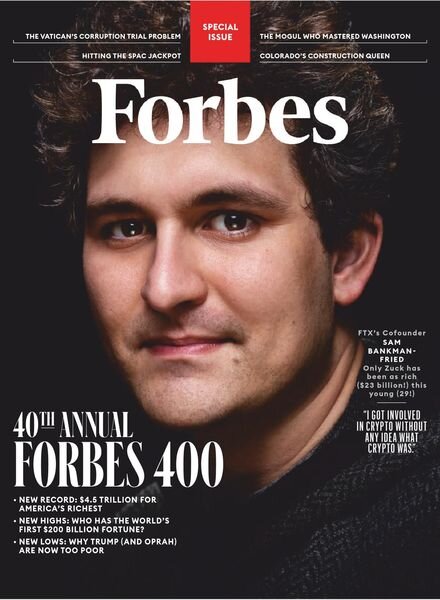 Forbes USA – October 2021 Cover