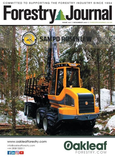 Forestry Journal – November 2021 Cover