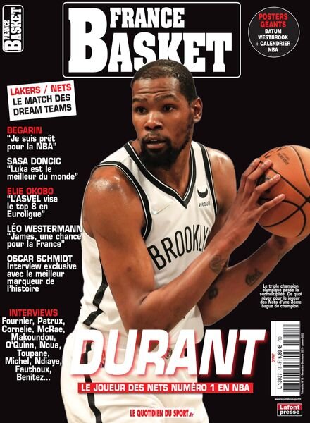 France Basket – Novembre 2021 – Janvier 2022 Cover