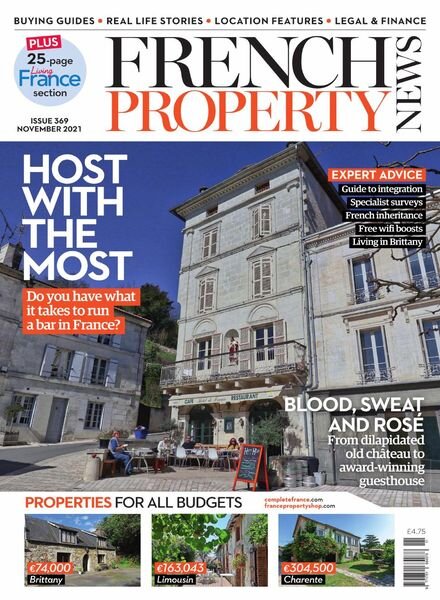 French Property News – November 2021 Cover