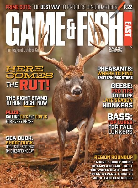 Game & Fish East – November 2021 Cover