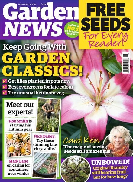 Garden News – November 13, 2021 Cover