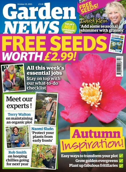 Garden News – October 23, 2021 Cover