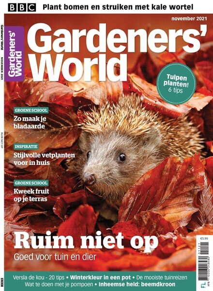 Gardeners’ World Netherlands – november 2021 Cover