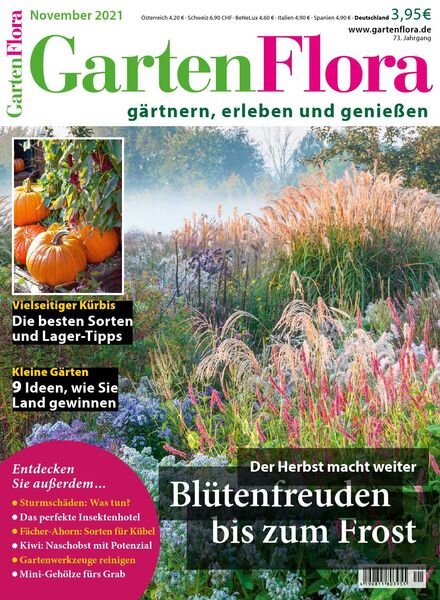 GartenFlora – November 2021 Cover