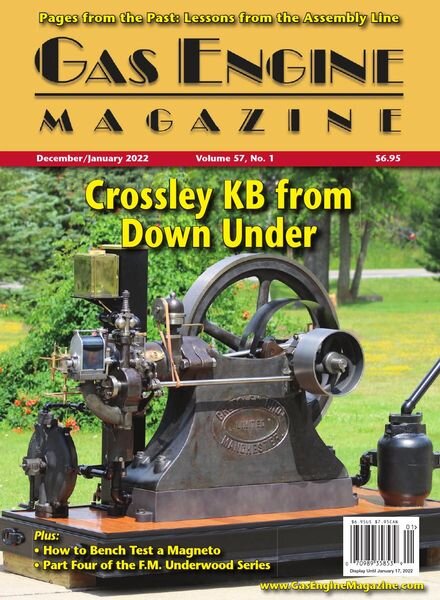 Gas Engine Magazine – December 2021 Cover