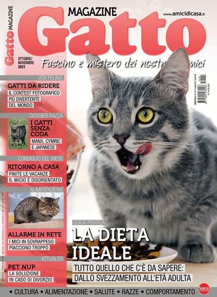 Gatto Magazine – ottobre 2021 Cover