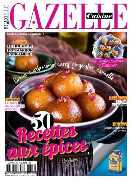 Gazelle Cuisine – Special epices – N 16 2021 Cover