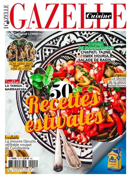 Gazelle Cuisine – Special ete 2021 Cover