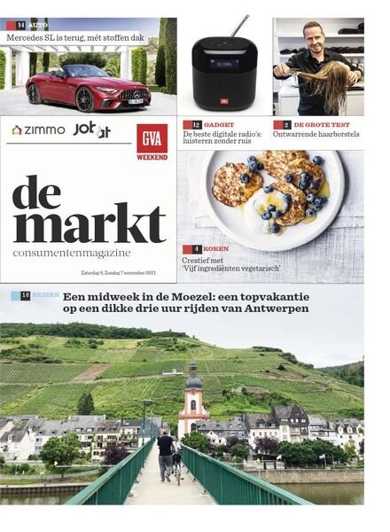 Gazet van Antwerpen De Markt – 06 november 2021 Cover