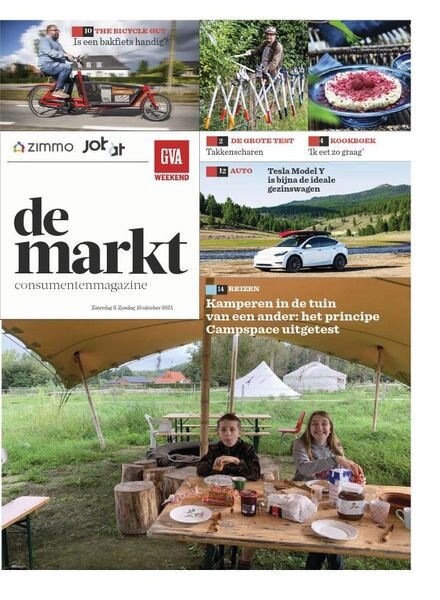Gazet van Antwerpen De Markt – 09 oktober 2021 Cover