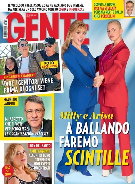 Gente Italia – 23 ottobre 2021 Cover