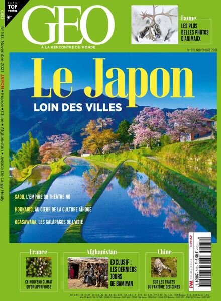Geo France – Novembre 2021 Cover