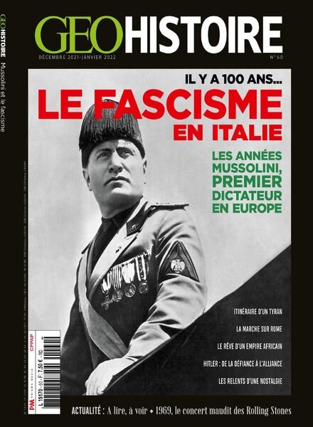 Geo Histoire – Decembre 2021 – Janvier 2022 Cover