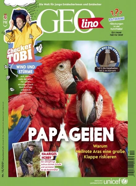 GEOlino – Dezember 2021 Cover