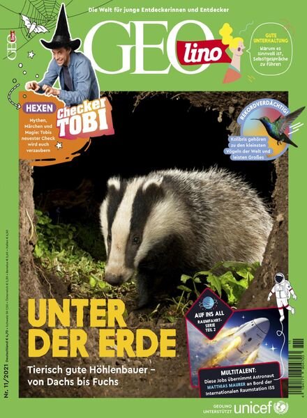 GEOlino – November 2021 Cover