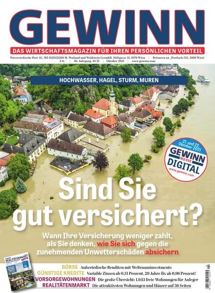Gewinn – Oktober 2021 Cover