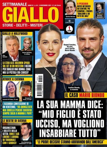 Giallo – 3 Novembre 2021 Cover