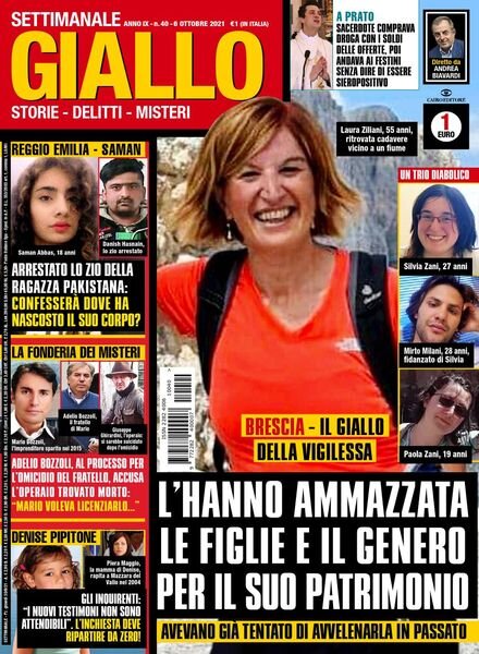 Giallo – 6 Ottobre 2021 Cover