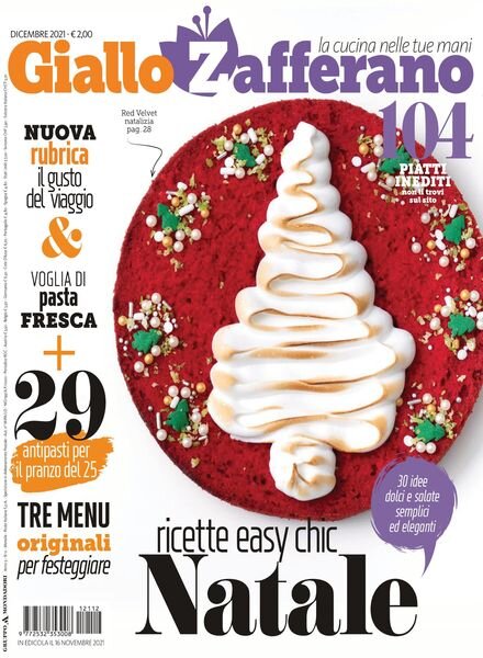 Giallo Zafferano – dicembre 2021 Cover