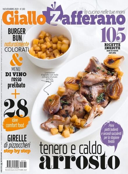 Giallo Zafferano – Novembre 2021 Cover