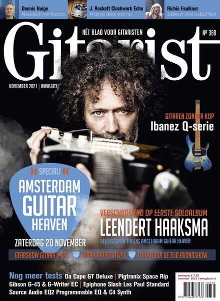 Gitarist Netherlands – november 2021 Cover