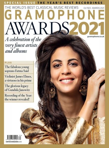 Gramophone – Awards 2021 Cover